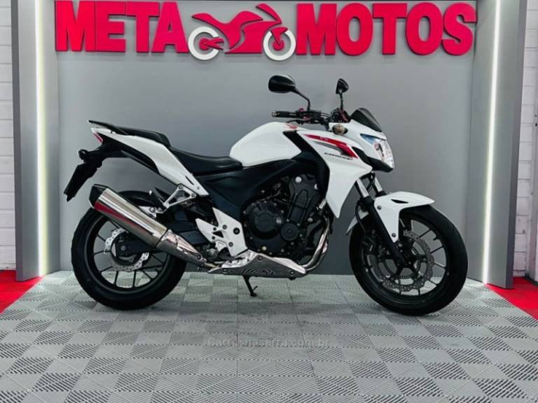 HONDA - CB 500F - 2014/2014 - Branca - R$ 26.500,00